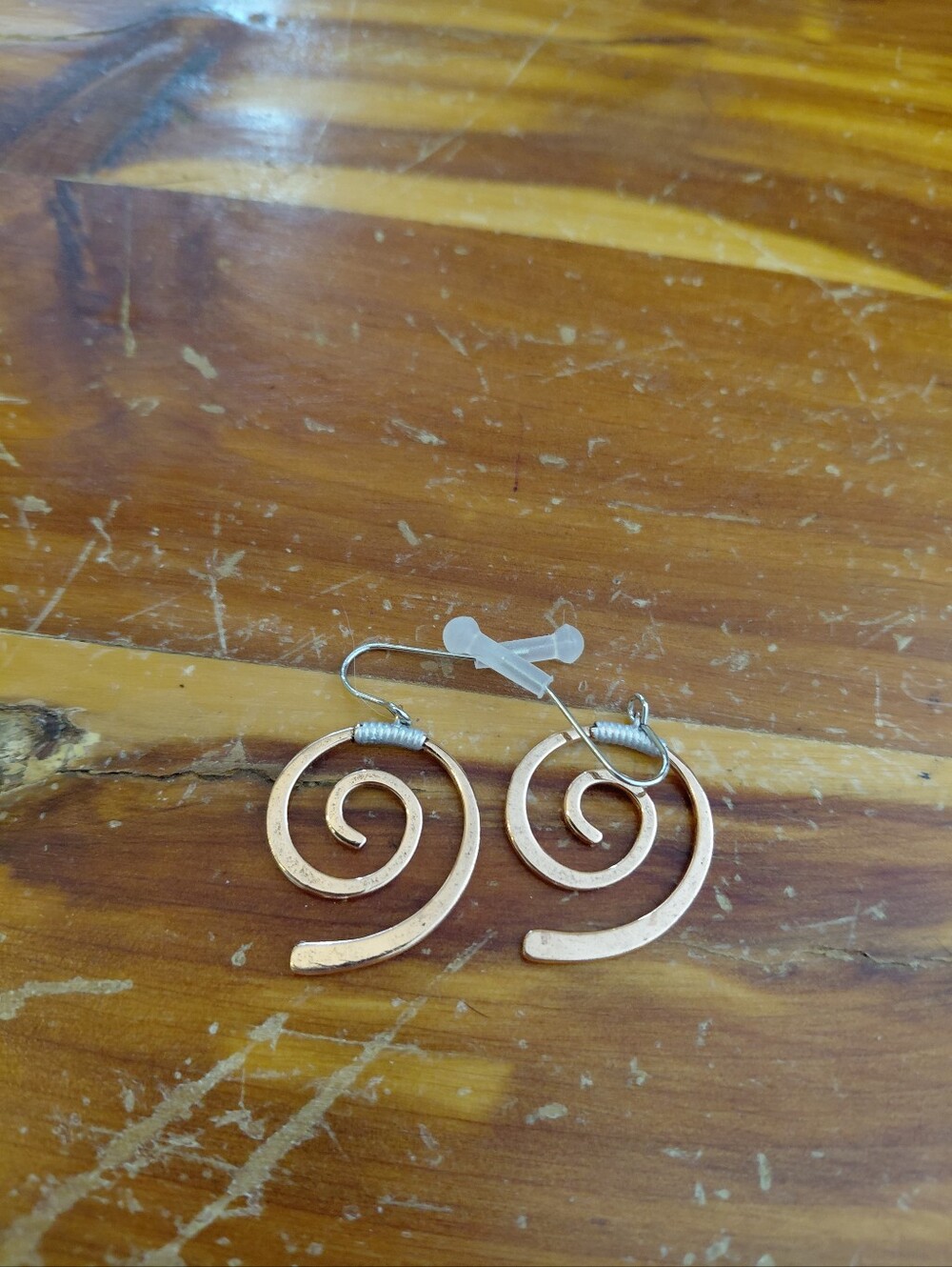 NEW SUNDANCE COPPER Earrings "WHIRLY GIG"